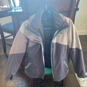 North face 3 in 1 shell w/ insulated jacket size M